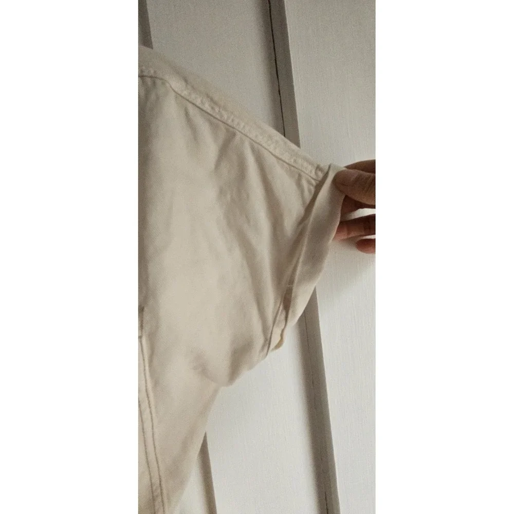 ZARA girl Sz 11-12 safari‎ big pockt ivory romper short sleeves NWOT